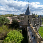 Sur les remparts de la Citadelle de Carcassonne