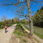 Voyage à vélo en famille sur les nouvelles voies de halage du canal du Midi