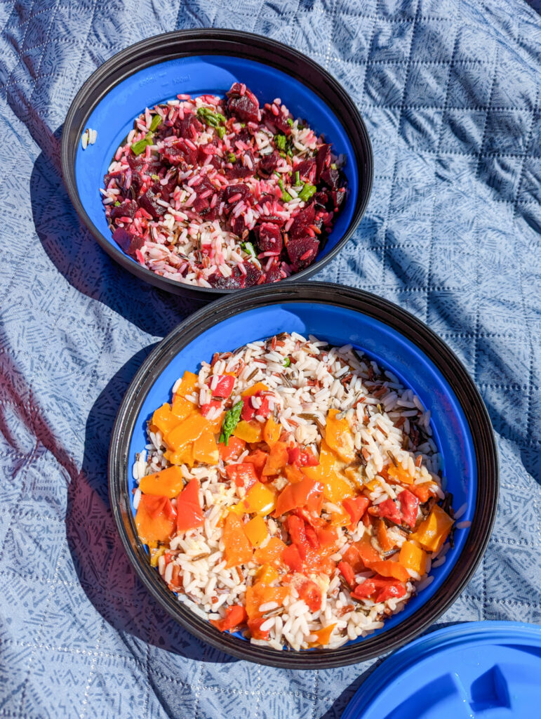 Salades colorées avec les légumes de saison des marchés de l'Occitanie