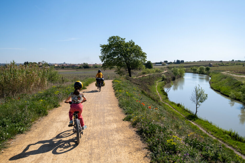 Voyage à vélo en famille sur le canal du Midi