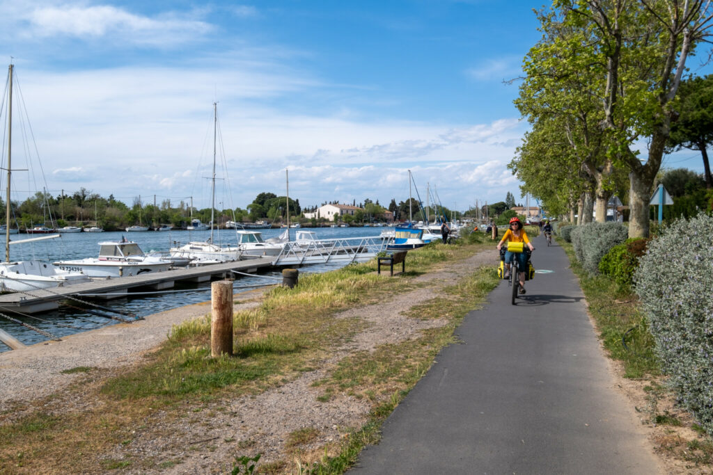 Arrivée à Agde sur le canal du Midi