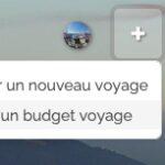 Ajouter un budget voyage